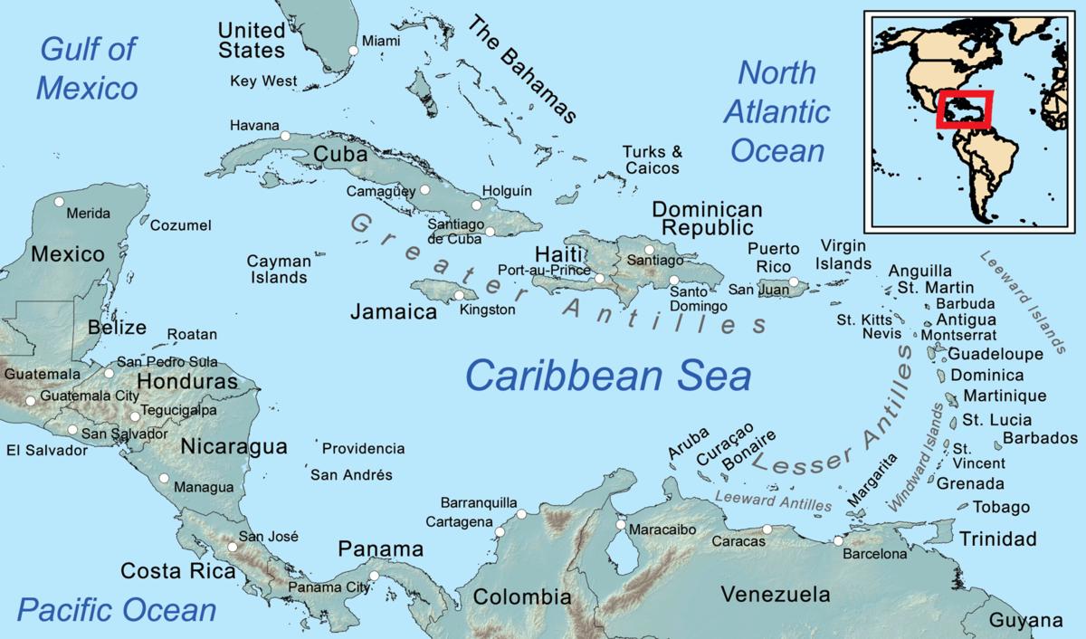 ジャマイカ 地図 Shell Road Map of Jamaica（Shell Road Map of