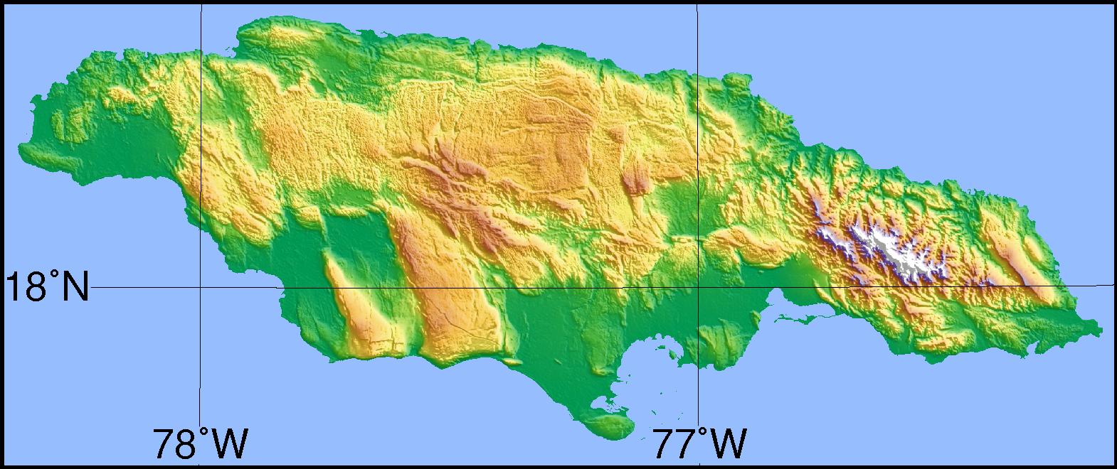 ジャマイカ 地図 Shell Road Map of Jamaica（Shell Road Map of
