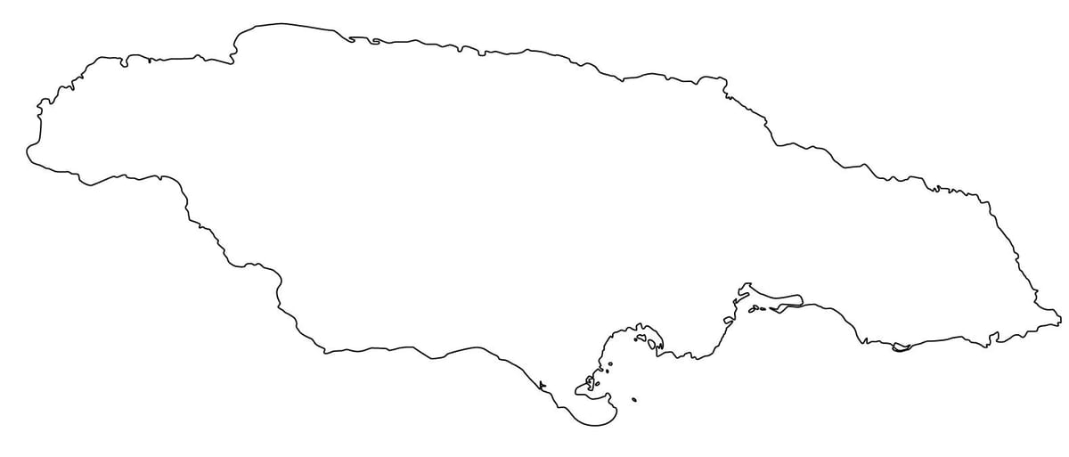 地図のジャマイカの概要