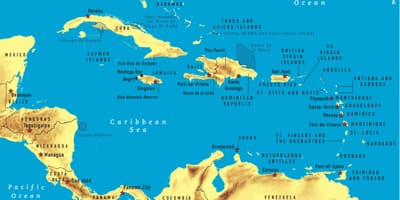 地図のジャマイカシュノーケリング